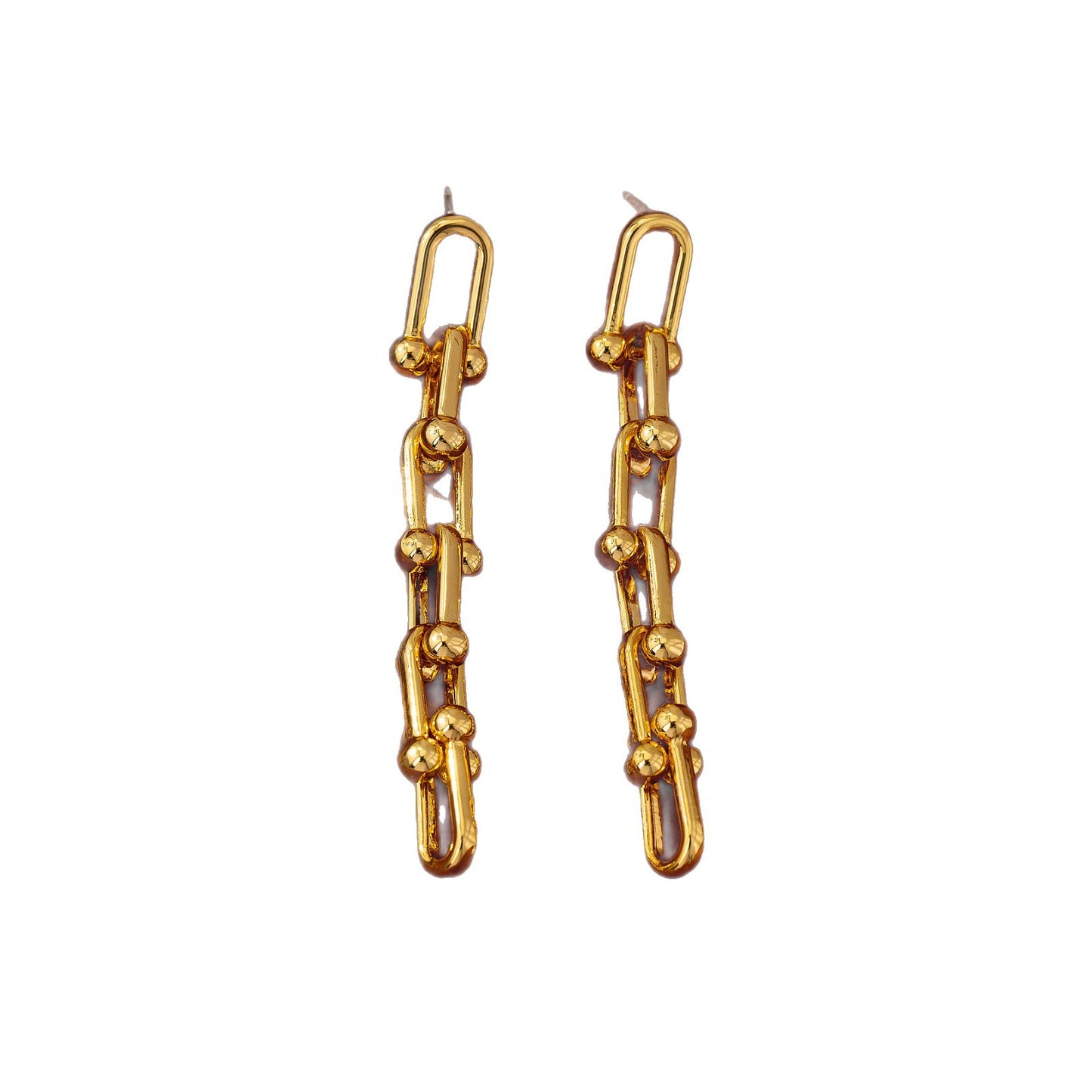 Retro Silver Leaf Tassel Dangling Earrings In Zinc Alloy With Electroplated Finish, Clip Earrings