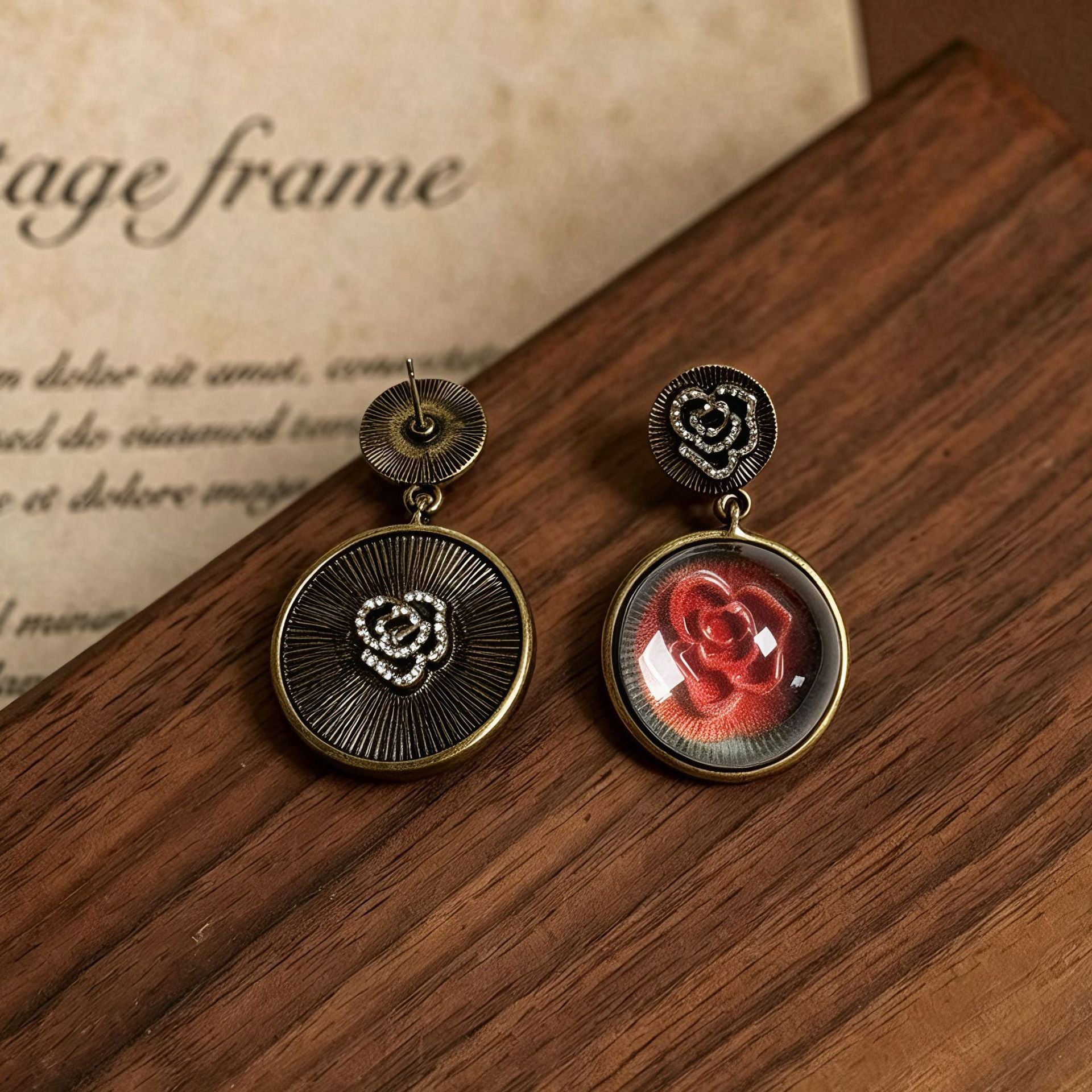 Three-dimensional Rose Drop Earrings For Unisex Featuring Zinc Alloy With 925 Sterling Silver Studs In Silver