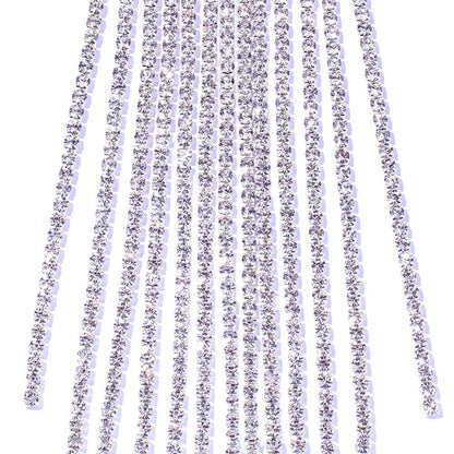 Bridal Tassel Hair Chain Insert Comb For Women With Rhinestones, Perfect For Wedding Season