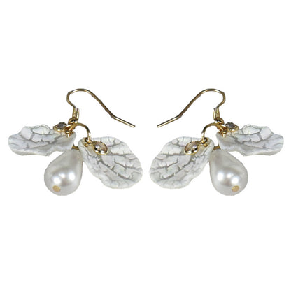 Sweet Shell Stud Earrings In Alloy With Electroplated Finish And Copper Ear Pins