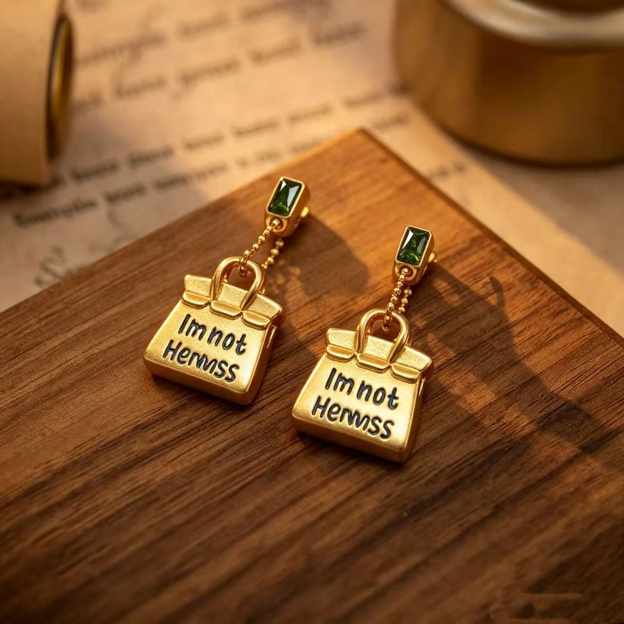 Unisex Stud Earrings For Bag Featuring 925 Sterling Silver Posts In Retro Style With Silver Zinc Alloy Design