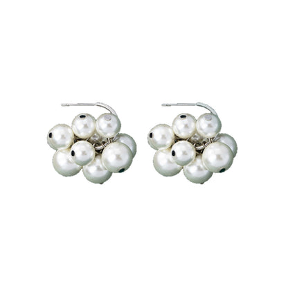 Tassel Earrings For Unisex Featuring Zinc Alloy Craft And 925 Sterling Silver Studs In Silver