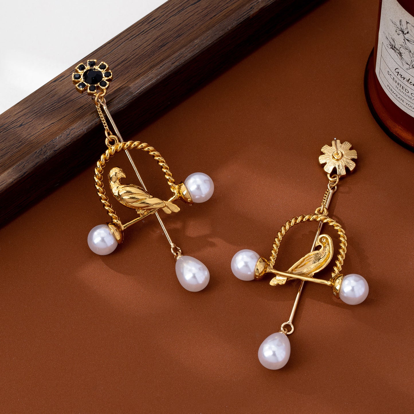 Animal For Women Alloy Earrings Featuring 925 Sterling Silver Ear Studs In Retro Style With Silver Finish