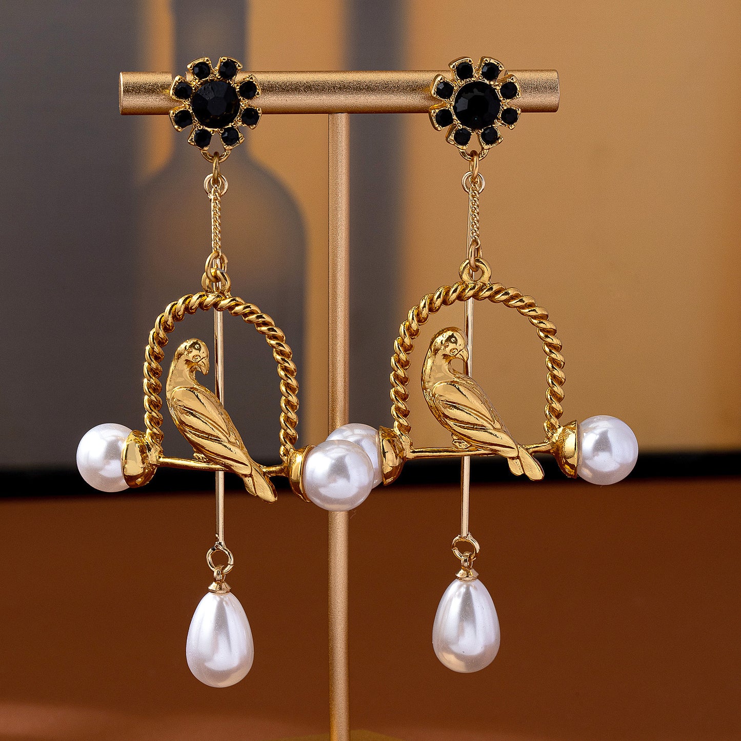 Animal For Women Alloy Earrings Featuring 925 Sterling Silver Ear Studs In Retro Style With Silver Finish