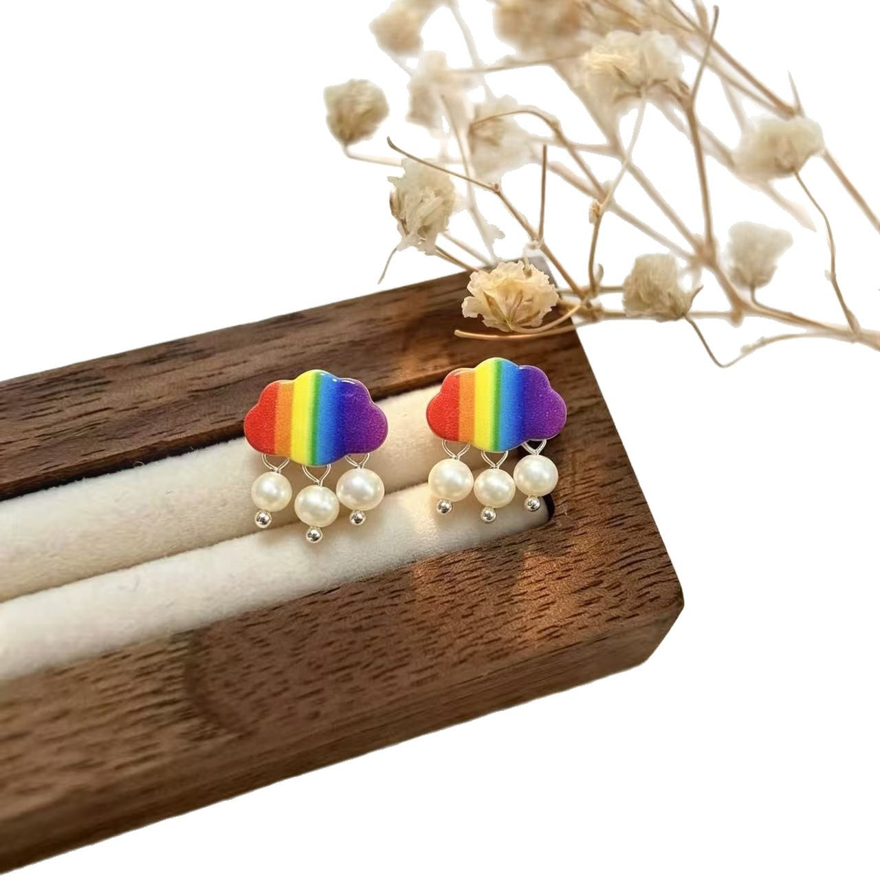 Clouds For Unisex Drop Earrings Featuring 925 Sterling Silver Ear Pins In Cute Style With Zinc Alloy