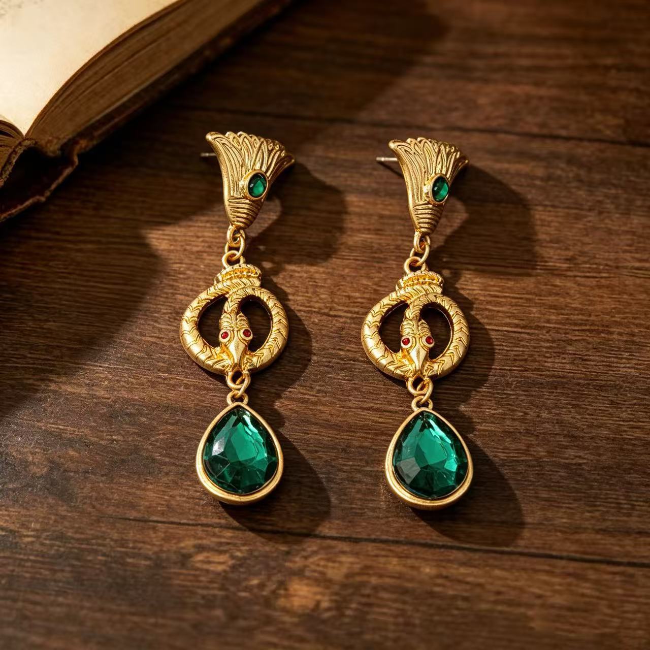 Flowers For Women Resin Earrings Featuring Electroplated Finish And 925 Sterling Silver Studs In Retro Style