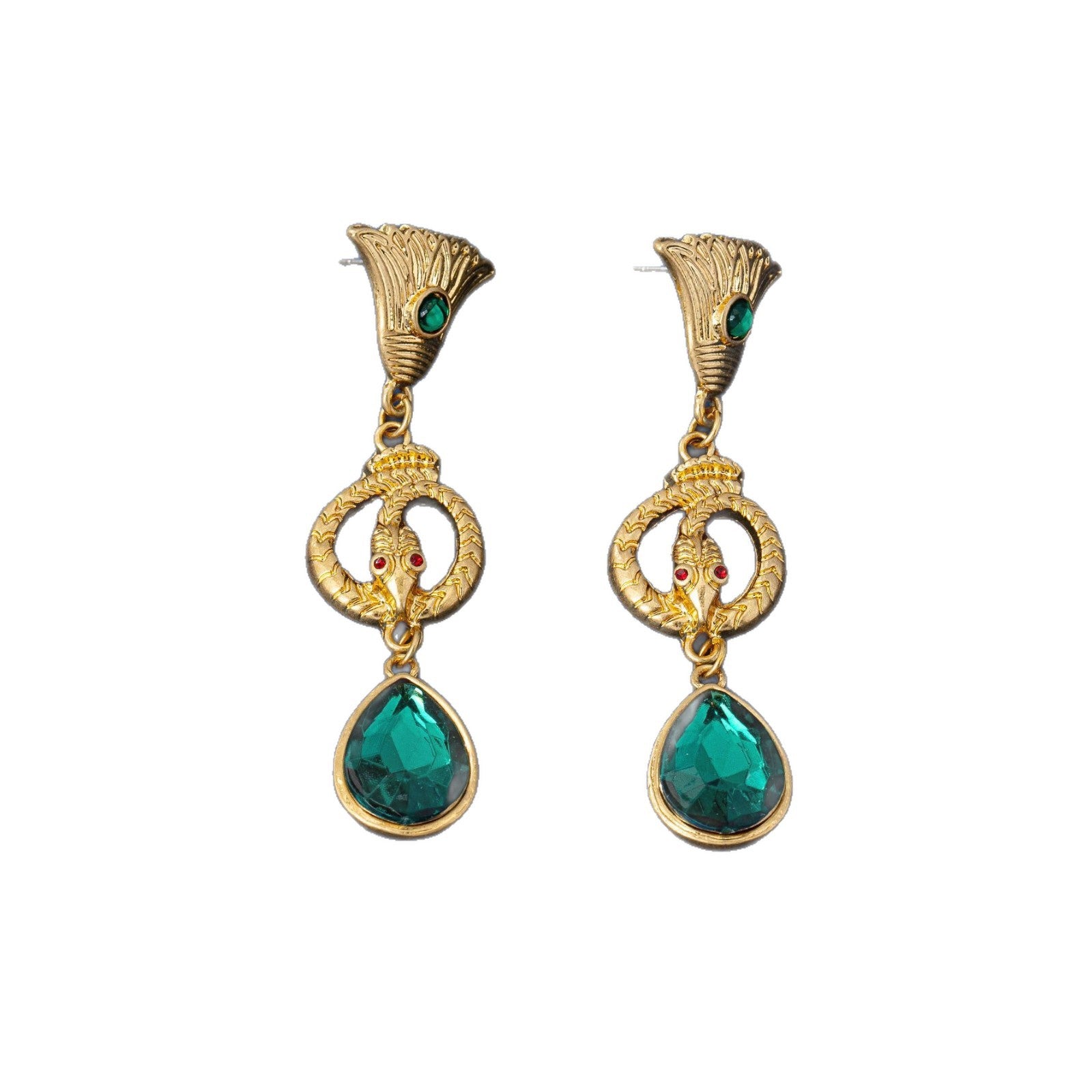 Flowers For Women Resin Earrings Featuring Electroplated Finish And 925 Sterling Silver Studs In Retro Style
