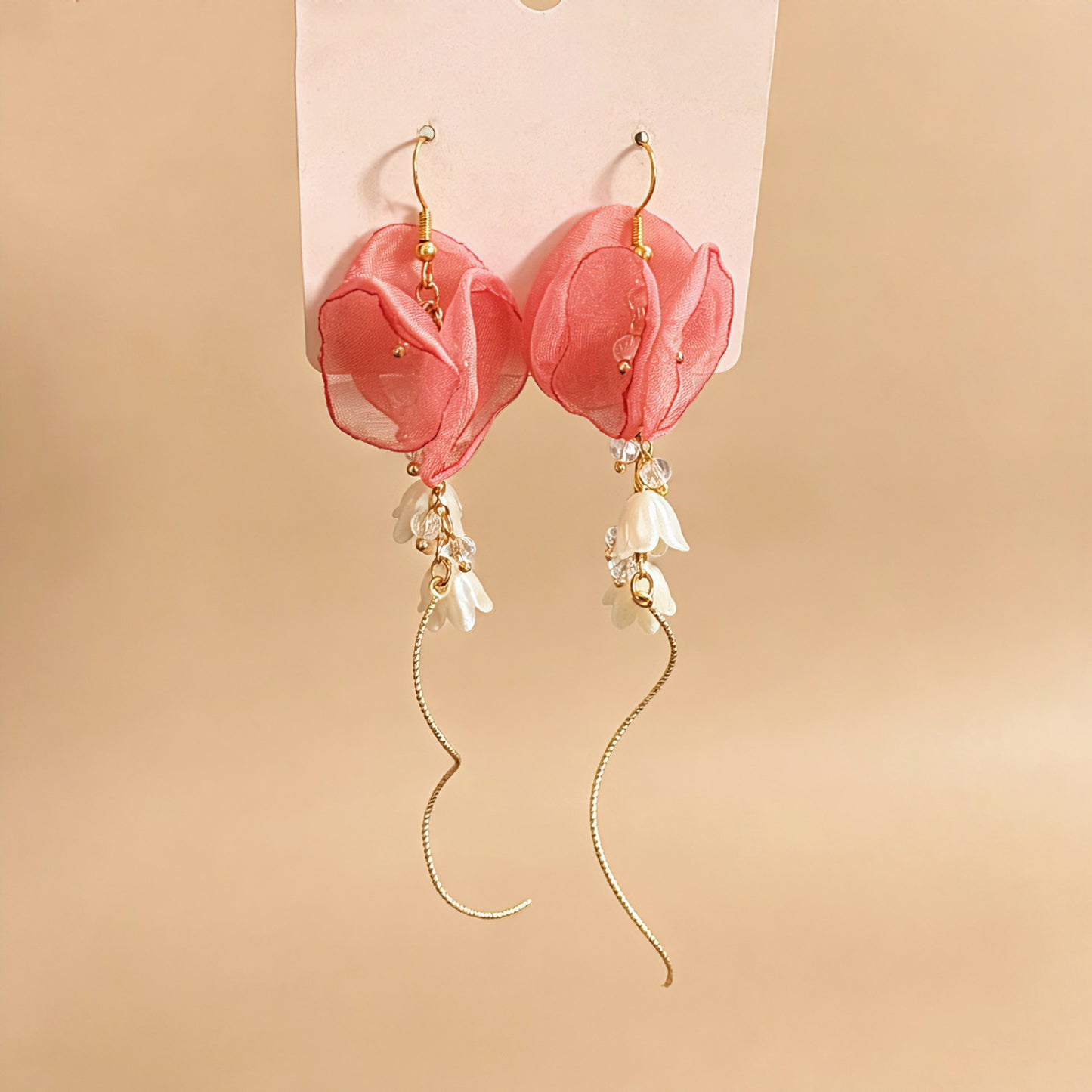 Sweet Yellow Flowers Stud Earrings For Unisex Featuring Zinc Alloy Material
