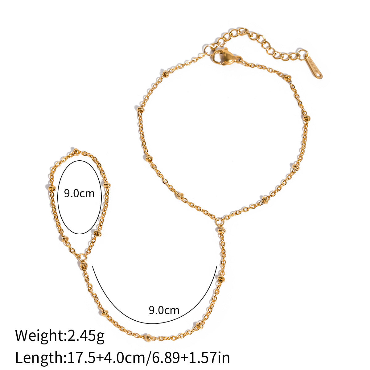 Pearl Bracelet For Women, Waterproof Non Tarnish Stainless Steel With Golden Plated Electroplated Finish And Zircon Inlay