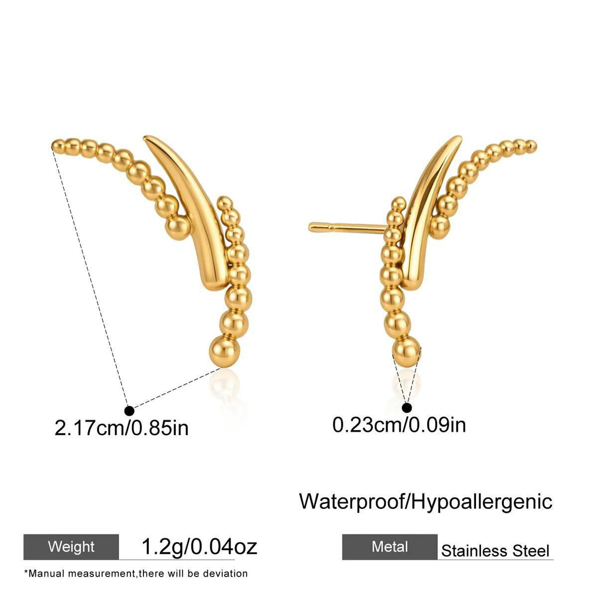 Sweet Tassel Earrings For Women With Titanium Steel Ear Pins And Zircon Inlay