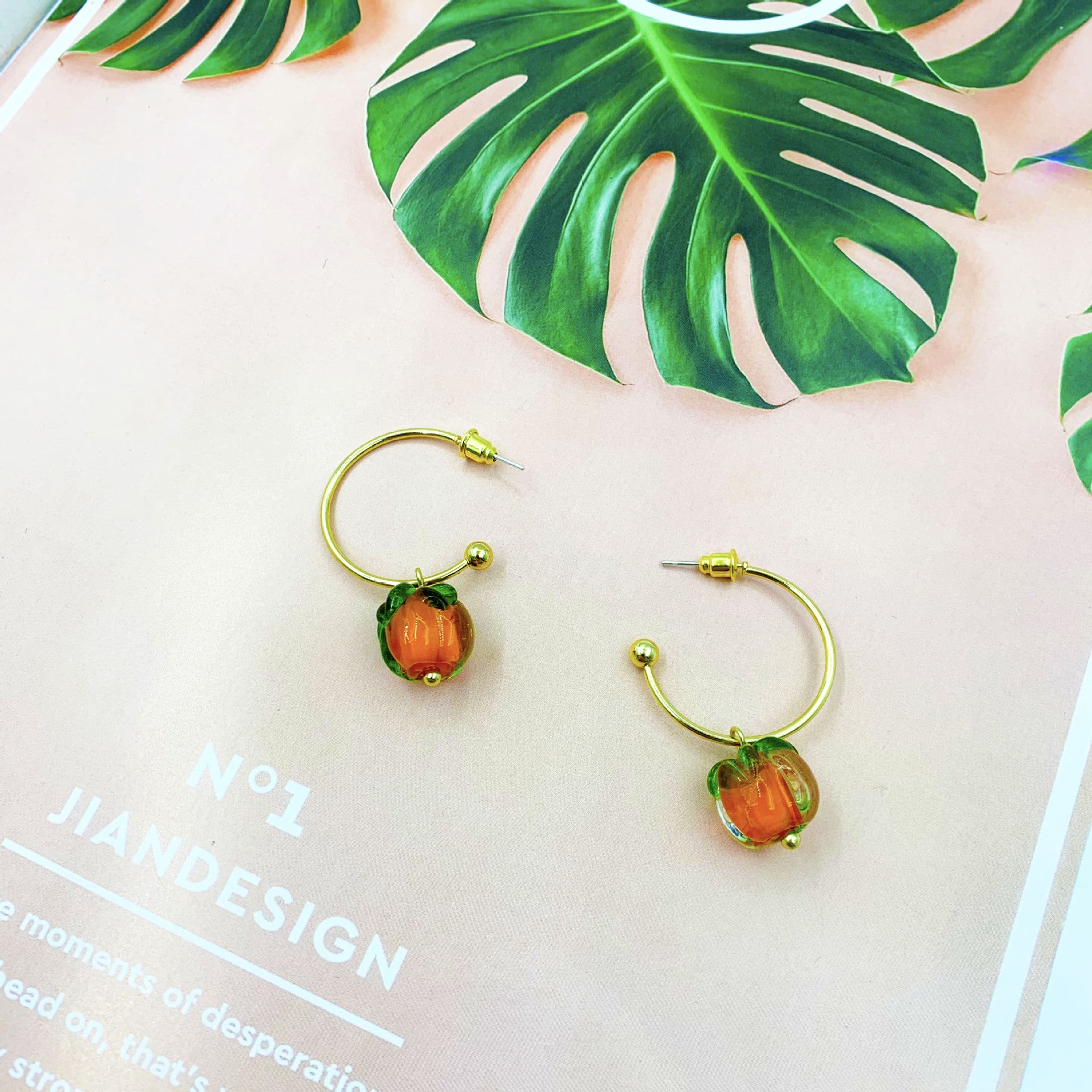 Tribal Retro Stud Earrings For Women With Glass And Artificial Gemstones, Perfect For Wedding
