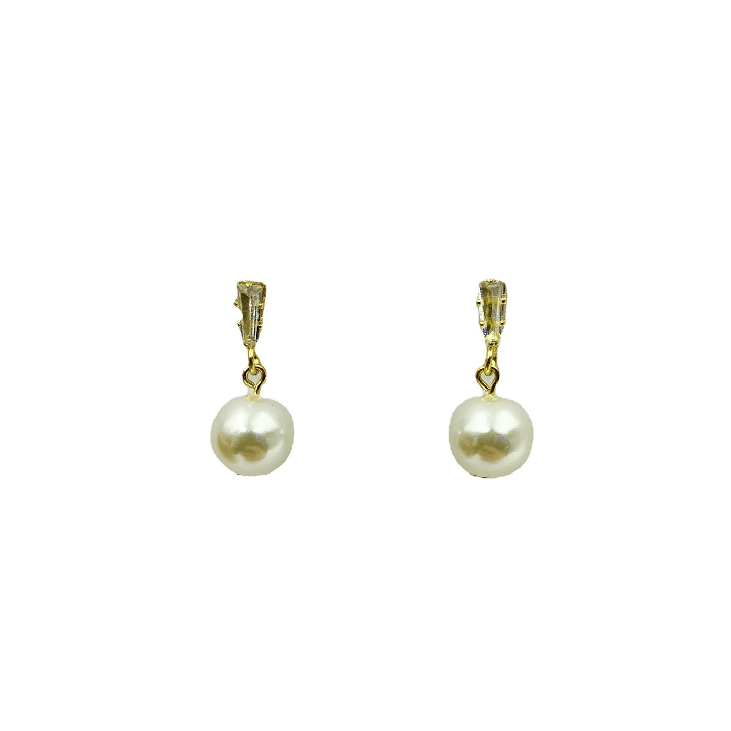 Crystal Stud Earrings For Women With Alloy Ear Pins