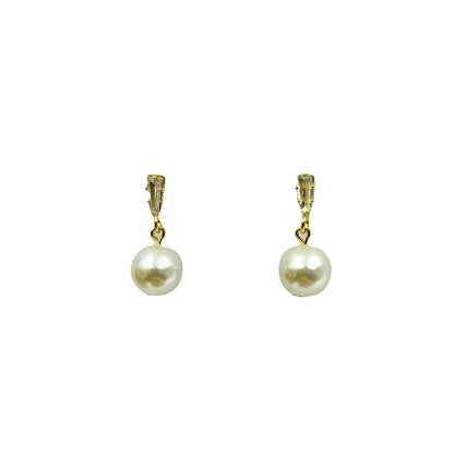 Crystal Stud Earrings For Women With Alloy Ear Pins