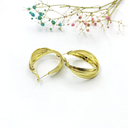 Geometric Silver Alloy Stud Earrings For Women In With Artificial Gemstones Inlay