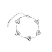 Silver Heart Bracelet