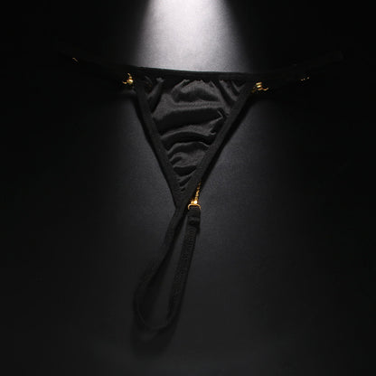 Devil's Eye Body Chain For Women In Silver Alloy With Electroplated Gold Plating And Rhinestone Inlay