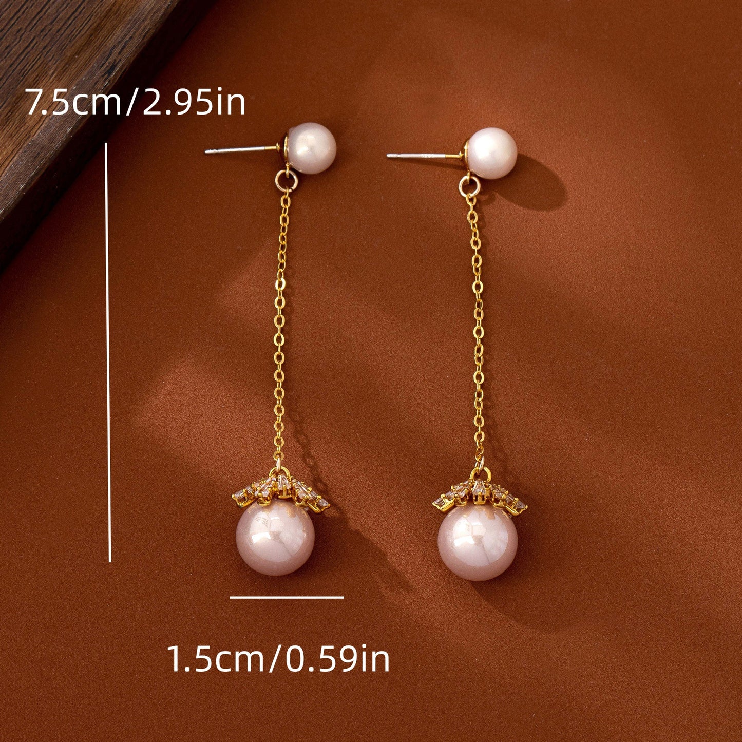 Sweet Snowflake Tassel Ear Line Earrings For Unisex In Silver Zinc Alloy With Zircon Inlay