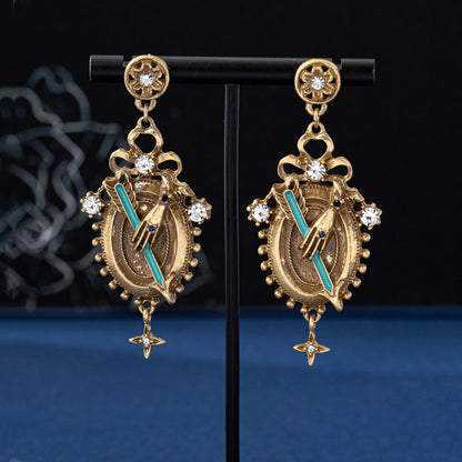 Geometric Stud Earrings For Unisex Featuring Silver Zinc Alloy With Electroplated Finish And 925 Sterling Silver Posts