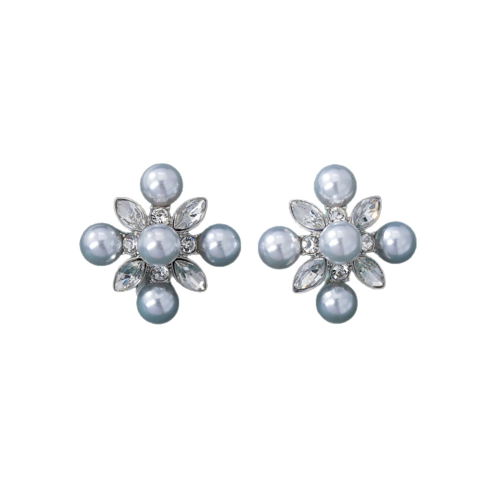 Elaborate Bow Tie Stud Earrings For Unisex Featuring Zinc Alloy With Zircon Inlay And 925 Sterling Silver Posts