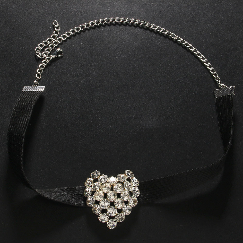 Heart Shape Leg Chain For Women In Simple Style, Electroplated Alloy With Artificial Gemstones