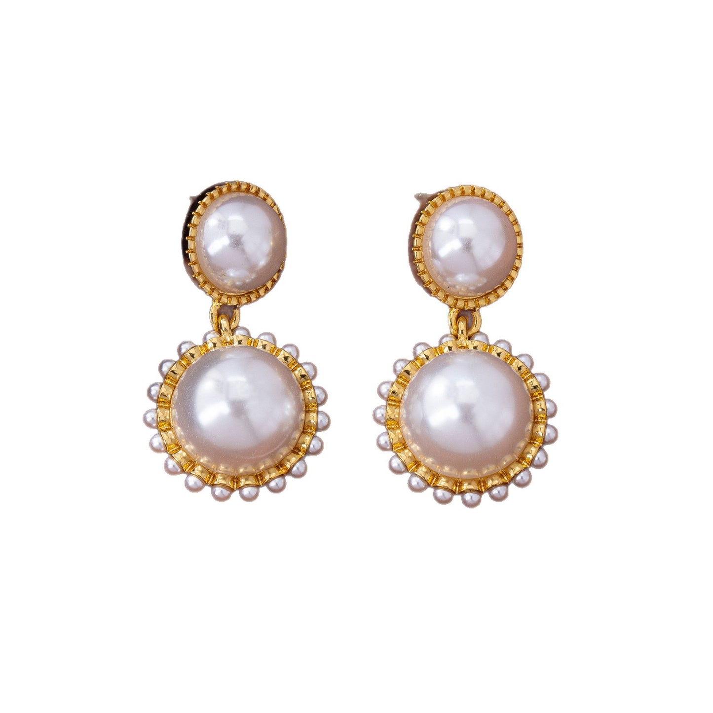 For Women Retro Stud Earrings Featuring Epoxy Craft And 925 Sterling Silver Alloy In Silver