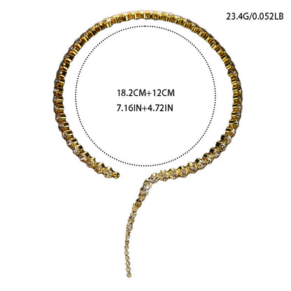 Tassel Choker Necklace For Women With Alloy Chain And Rhinestone Pendant, Elegant Tassel Craft Jewelry