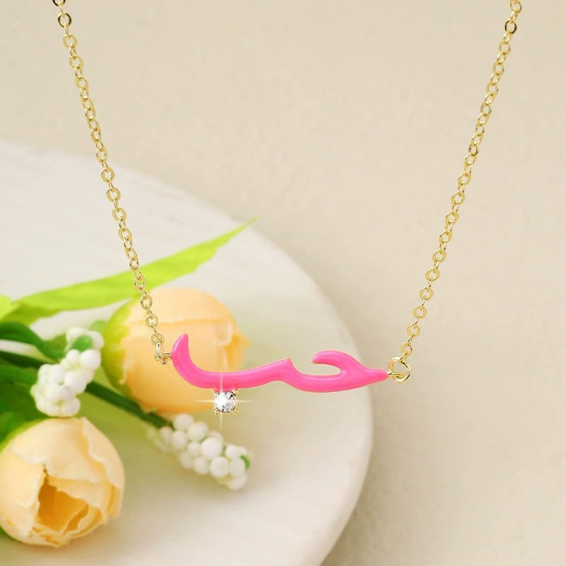 Irregular Copper Necklace For Women With Electroplated Copper Chain And Pendant
