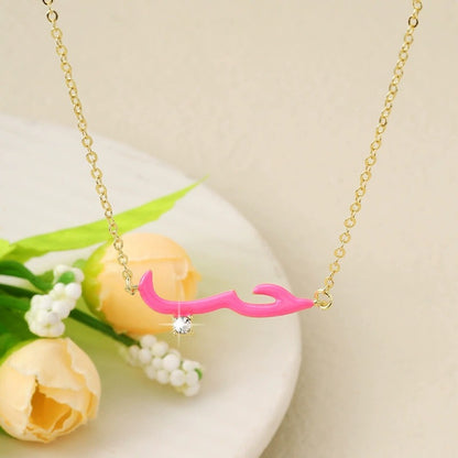 Irregular Copper Necklace For Women With Electroplated Copper Chain And Pendant