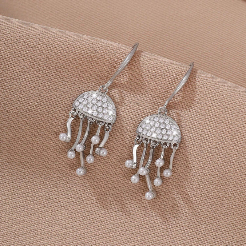 Tassel Earrings For Women Featuring Electroplated Copper Studs With Durable Copper Material