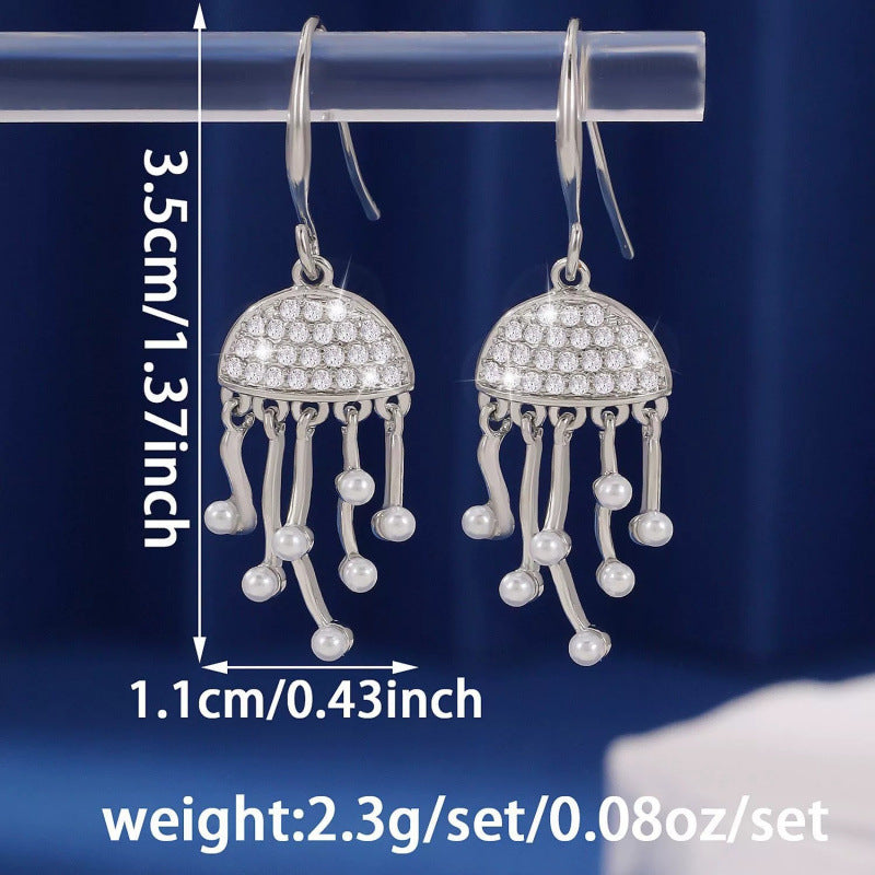 Tassel Earrings For Women Featuring Electroplated Copper Studs With Durable Copper Material