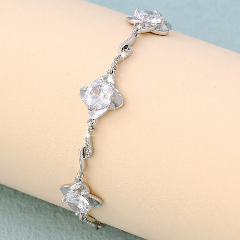 Irregular Copper Bracelet For Women Featuring Unique Design And Elegant Style