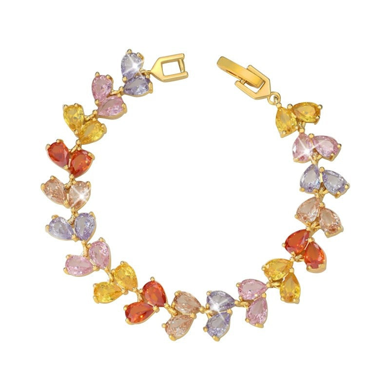Asymmetrical Heart Shape Copper Bracelet In For Women