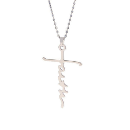 Copper Cross Necklace For Women With Electroplated Finish Featuring Copper Chain And Pendant
