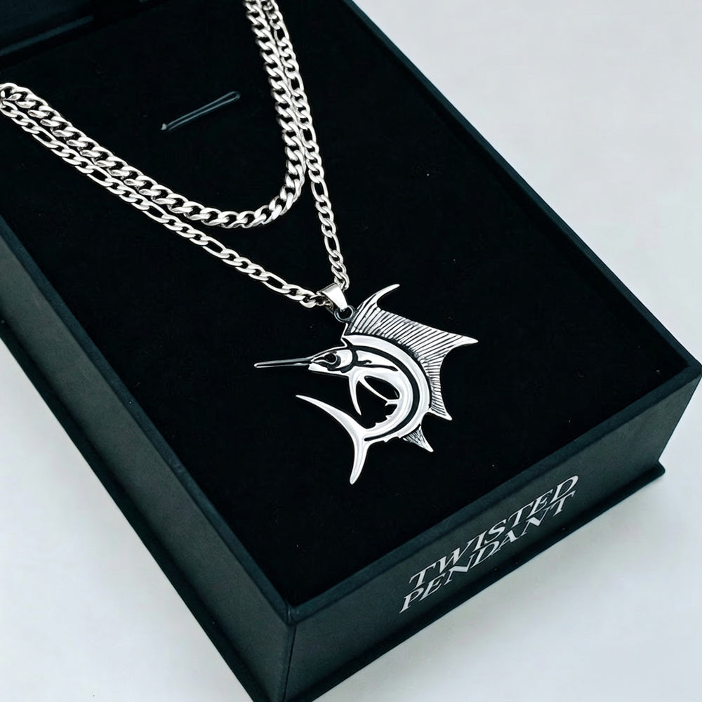 Animal Pendant Necklace In 304 Stainless Steel With Waterproof Non Tarnish Finish, Hip-Hop Style For Women, Featuring Cuban Link Chain