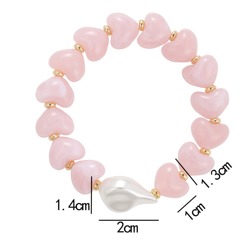Irregular Acrylic Bracelets For Women With Waterproof Non Tarnish Design, 18K Real Gold Plated PVD Coated Featuring Tiger Eye Inlay
