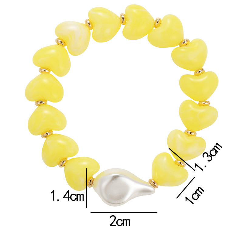 Irregular Acrylic Bracelets For Women With Waterproof Non Tarnish Design, 18K Real Gold Plated PVD Coated Featuring Tiger Eye Inlay