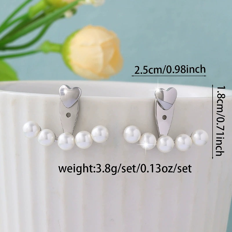 Sector For Women Stud Earrings In Copper With Electroplated Finish Featuring Simple Style