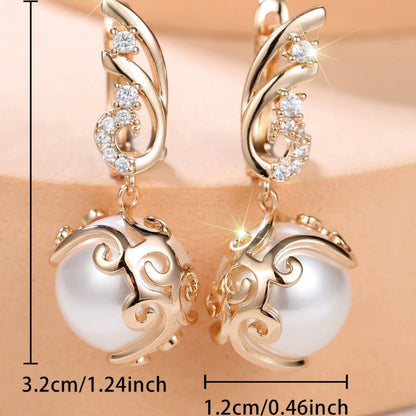 Irregular Stud Earrings For Unisex Featuring Electroplated Copper Posts And Freshwater Pearl Inlay