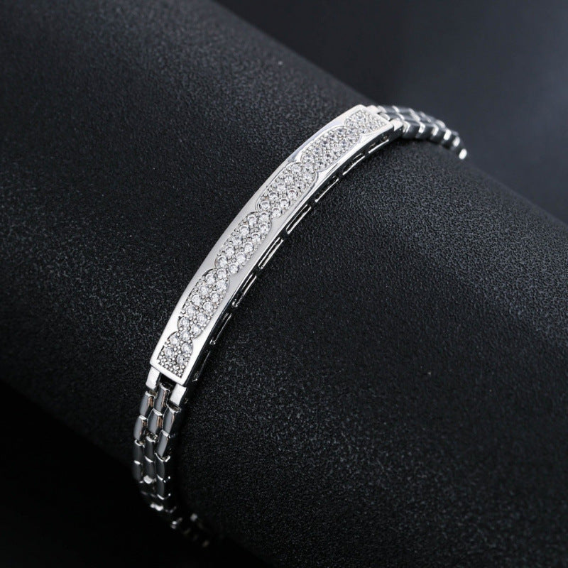 Electroplated Gold Copper Bangle Bracelet Featuring Elegant Design