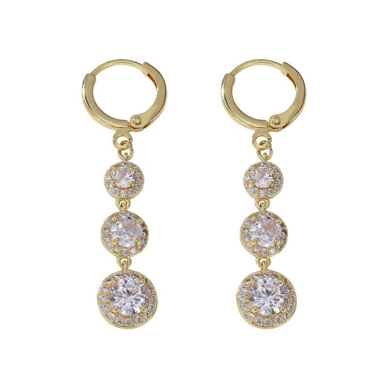 Tassel Earrings For Women Featuring Copper Studs In Colourful Designs