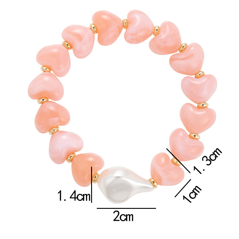 Irregular Acrylic Bracelets For Women With Waterproof Non Tarnish Design, 18K Real Gold Plated PVD Coated Featuring Tiger Eye Inlay