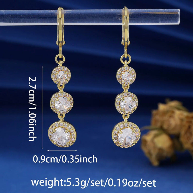 Tassel Earrings For Women Featuring Copper Studs In Colourful Designs