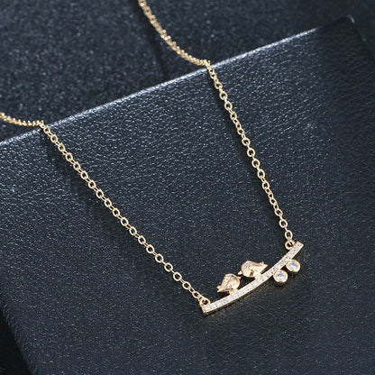 Geometric Gold Copper Pendant Necklace For Women In With Snake Chain, Perfect For Christmas