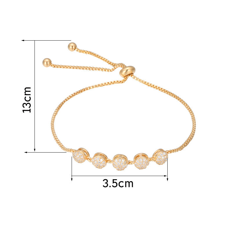 Geometric Copper Bracelet For Women In , Featuring Yellow Color With Stretch Adjustable Closure