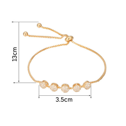 Geometric Copper Bracelet For Women In , Featuring Yellow Color With Stretch Adjustable Closure