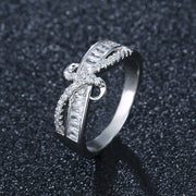 White Gold Ring Size 6