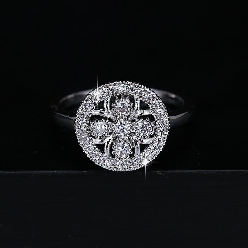 Geometric Rings For Women In , Copper Material With Real Gold Electroplated Finish