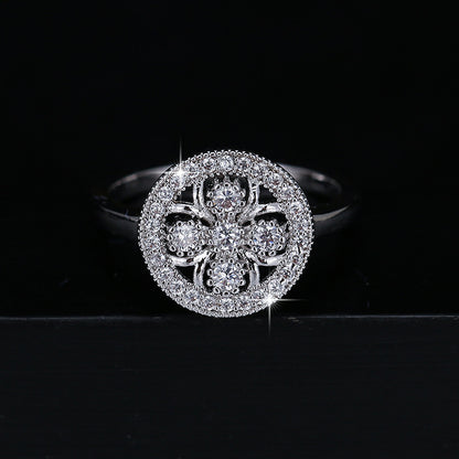 Geometric Rings For Women In , Copper Material With Real Gold Electroplated Finish