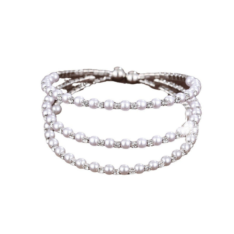 Electroplated Gold Copper Bangle With Zircon Inlay Featuring Elegant Craftsmanship