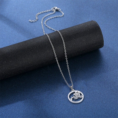 Copper Letter Necklace For Women With Electroplated Cable Chain And Copper Pendant